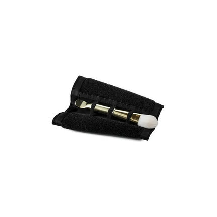 Muñequera Para Maquillaje Limpia Y Sostiene Brochas Negro