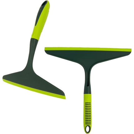 Lampazo De Vidrio Chico De Mano Verde Y Gris Verde