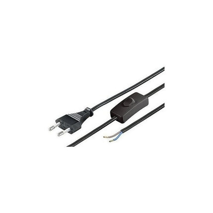 Cable Con Interruptor Llave Y Enchufe Ideal Lámpara Portátil