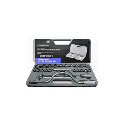 Juego De Dados 25 Piezas  Kit De Herramientas Bocallaves