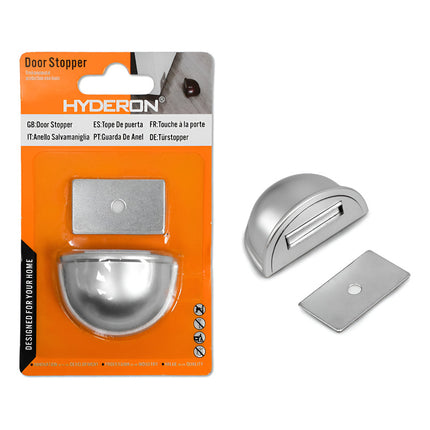 Tope Para Puerta Tipo Semicirculo Gris Lh-3559 X