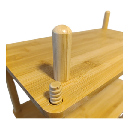 Mueble Estanteria De Bambu 2 Estantes Nuevo Madera