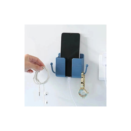 Organizador Control Remoto/celular Para Carga Adhesivo Pared