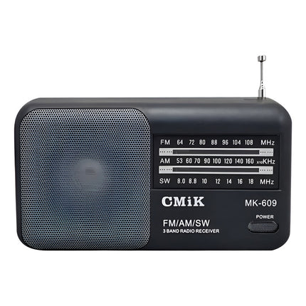 Radio Portatil Am/fm Medidas: 19 X 4.5 X 9.5 Cm Negro
