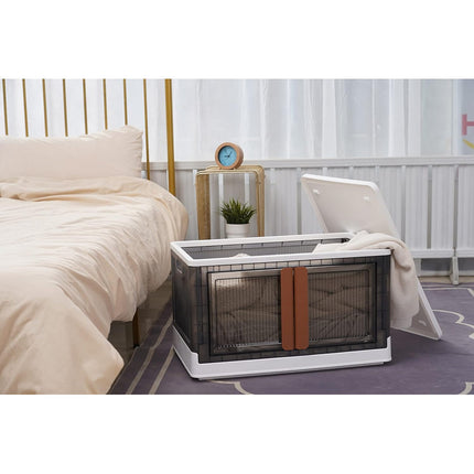 Caja De Almacenamiento Plegable Resitente Calidad  Apilable V Liso