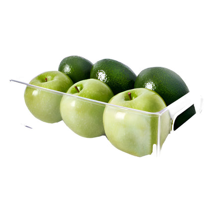 Caja Organizadora Cesta Acrílico Multiuso Cocina 25 Cm  Transparente