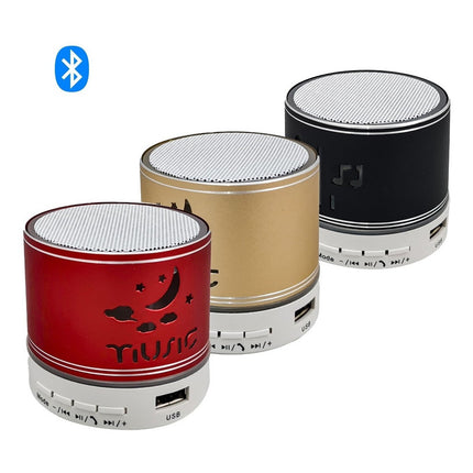 Parlante Portable Cilindrico C/bluetooth Sd+fm Varios