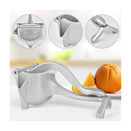 Exprimidor Prensa Manual De Fruta Hierro Juguera Gris