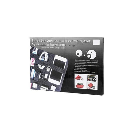 Tabla Organizador Digital Elástico Medidas 27,5 X 19,5 Cm Negro