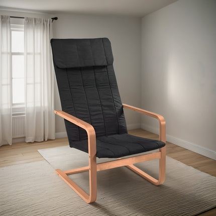 Sillon Flex - Silla Tapizada - Sillones Silla Negro Negro