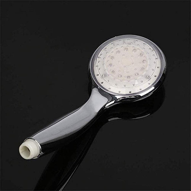 Duchero  Led Multicolor + Parlante Para Ducha  Plateado