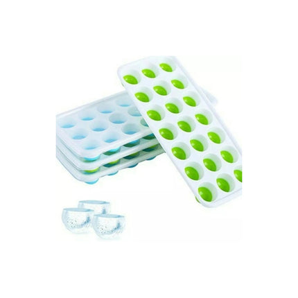 Molde Bombones Hielera Silicona 2 En 1 Hielo Ideal P/botella Negro