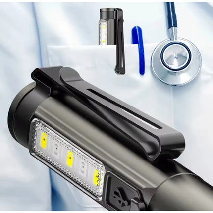 Linterna Led Médica Diagnóstico Recargable Usb-c 3 Luces V