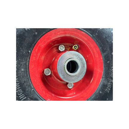 Rueda Inflable  Para Carro De Carga Grande Negro