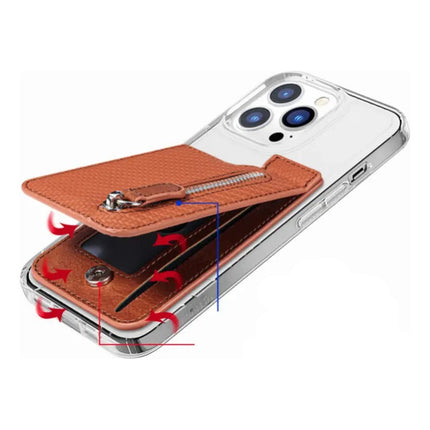 Billetera Tarjetero Autoadhesiva Para Celular 7x12cm Varios Liso