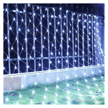 Guirnalda Red Cortina Led 1.5x1.5m Luces Blancas  Blanco Blanca