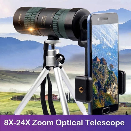 Adaptador Soporte Para Teléfono Celular En Telescopio        Negro