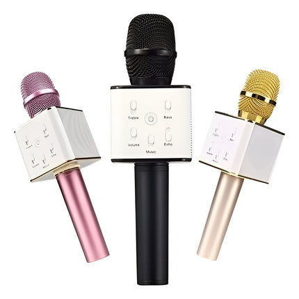 Micrófono Karaoke Bluetooth Inalámbrico + Parlante + Usb Varios