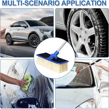 Cepillo Para Lavar Autos Extensible Gris