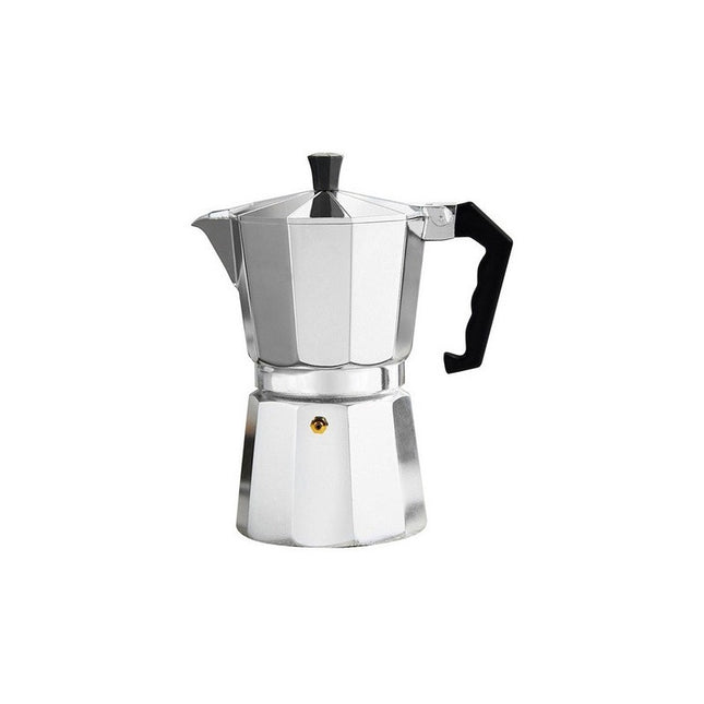 Cafetera Tipo Italiana  300ml Aluminio  6 Tazas Gris