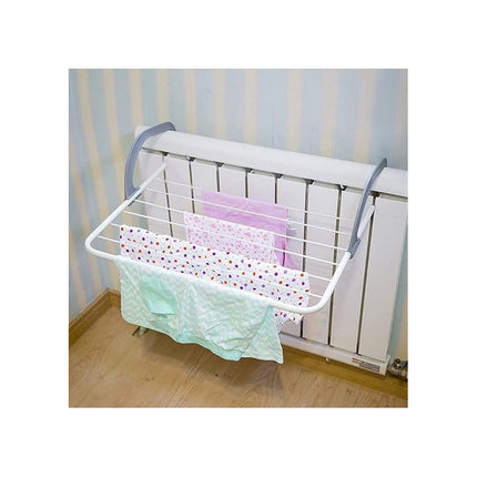 Tendedero Plegable  Para Balcón O Ventana 50 X 28 Cm Chico Blanco
