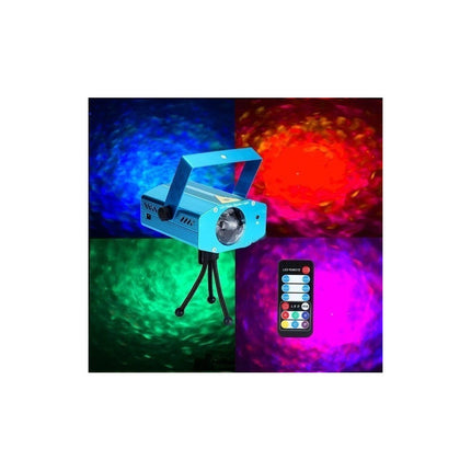 Mini Laser Multipunto Audioritmico Eefecto Agua + Control
