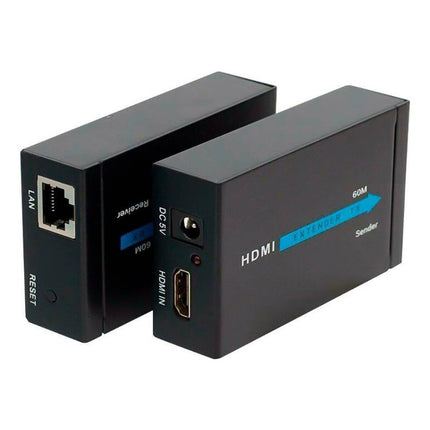 Extensor Adaptador Conversor Hdmi A Red Lan Ethernet 60 Mts
