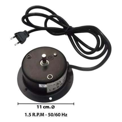 Motor Bola Espejo Giratorio 3kg 2w Negro