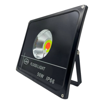 Foco Rgb  15 Colores 50w Con Control Remoto Negro Rgb