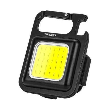 Mini Linterna Recargable Treqa Blanca Negro