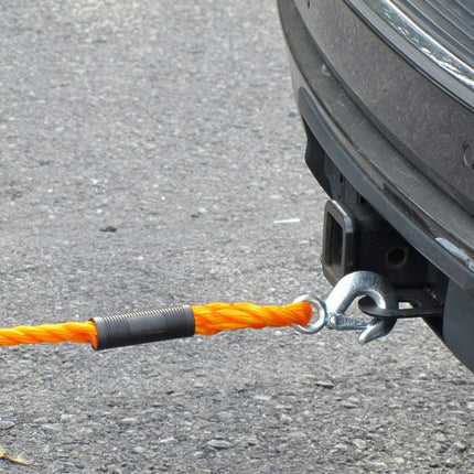 Cuerda Remolque Con Ganchos  4 Metros   Amarillo