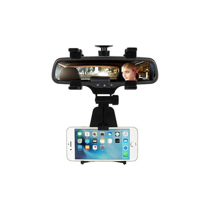 Soporte Para Espejo Retrovisor Del Auto Celular Universal  N/a