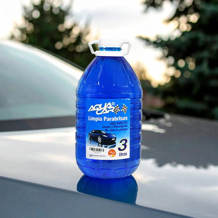 Liquido Para Limpia Parabrisas Azul 3l Aquacar