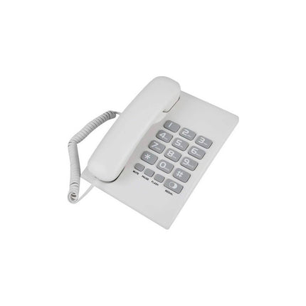 Telefono Fijo Leboss Funciones: Redial, Flash, Pause, Mute  Negro/blanco