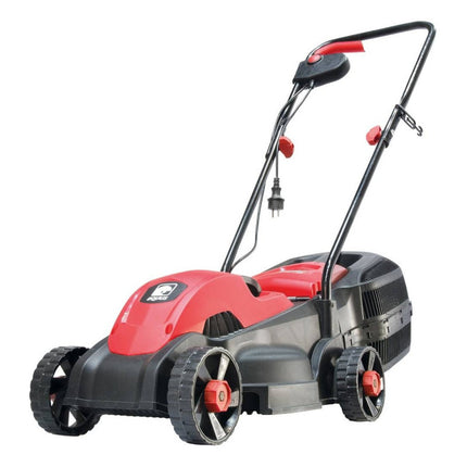 Cortadora De Césped Eléctrica Con Bolsa Recolectora De 1200w Rojo
