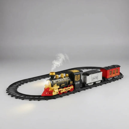 Tren  De Juguete A Pilas Con Pista 116x92cm Ty372778 Negro