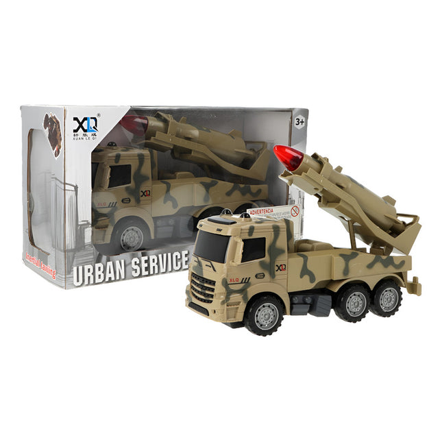 Camión Militar En Caja 26,5 X 15 Cm X
