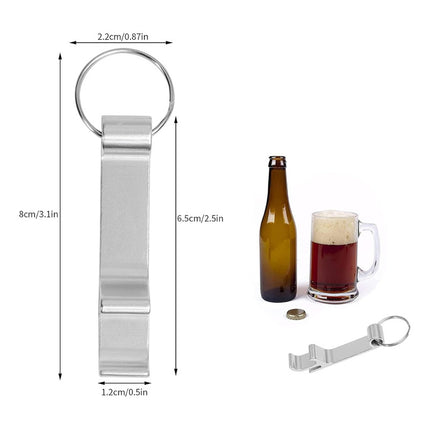 Llavero Destapador De Aluminio Para Grabado  V