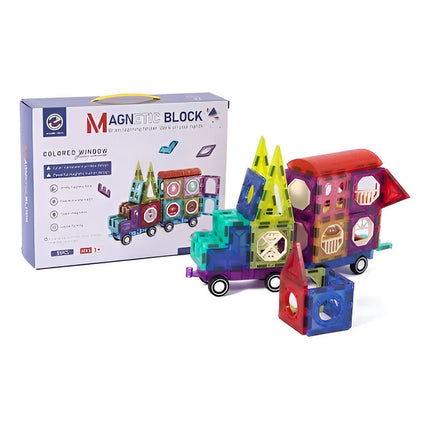 Juego De Construccion Con Imanes Para Niños 51 Piezas 51 Zow