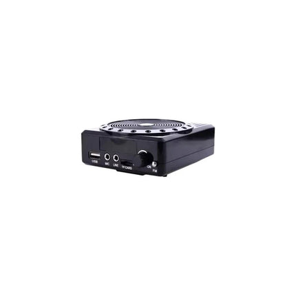 Parlante Portatil Con Microfono Y Amplificador Negro