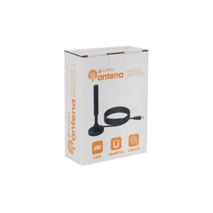 Antena Tv Interior Magnetica 2mts Goldtech