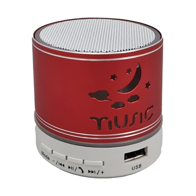 Parlante Portable Cilindrico C/bluetooth Sd+fm Varios