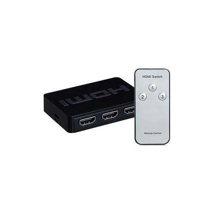 Switch Hdmi 3 Puertos Con Control Remoto Resolución 1080p