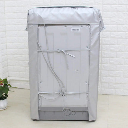 Funda Para Lavarropas Carga  Superior Impermeable Gris   Gris