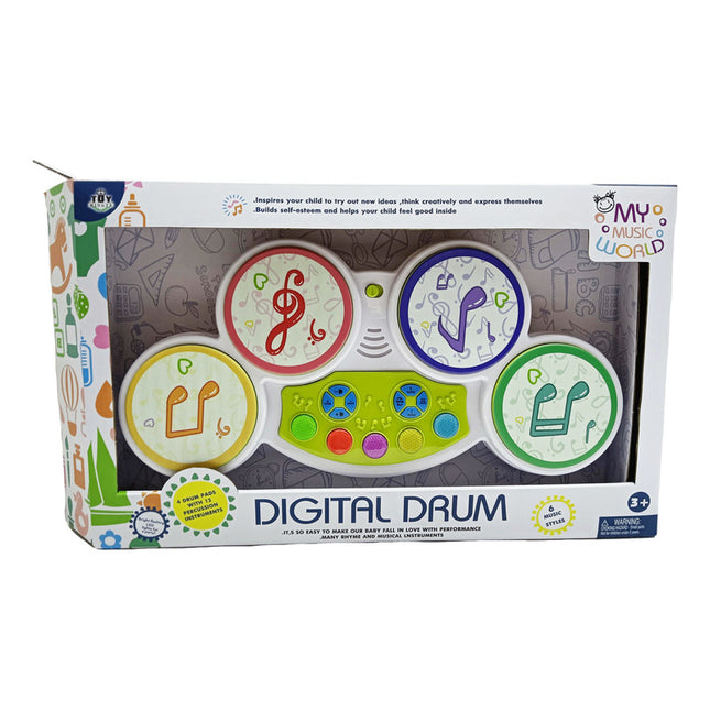 Didactico Bateria Para Bebe Con Luz Y Sonido
