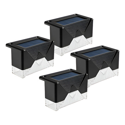 Luz Solar Para Escalera Set De 4 Potencia: 0.2w Blanco Frío Blanco Frío