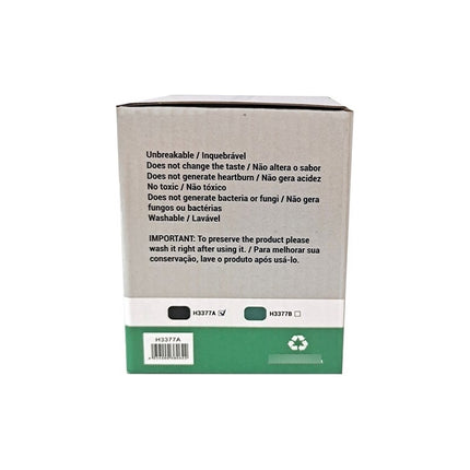 Mate Alto Doble Pared Aislante Acero Inoxidable 260ml  Negro