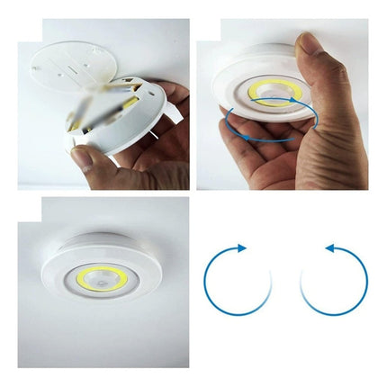 Luz Led Con Control Remoto 1 Y 1 Control Blanco Blanco