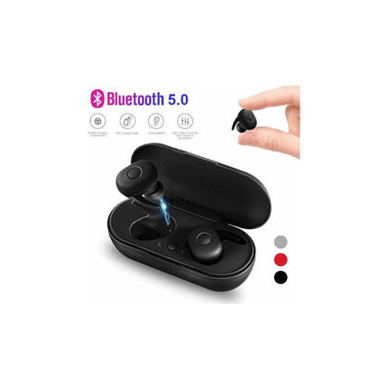 Auricular Inalámbrico Bluetooth 5.0 Deportes Calidad  Dt-1 Negro