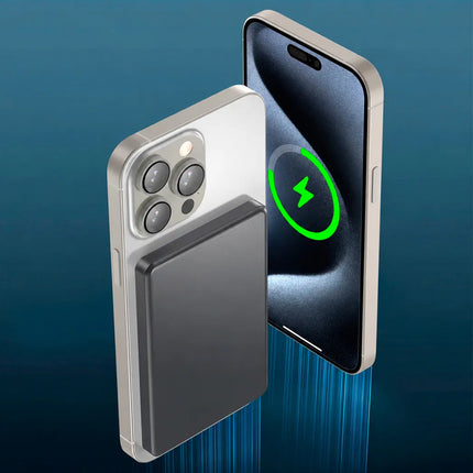 Powerbank Miccell Magnetico Magsafe 20w P31s Pd 5000mah Gris
